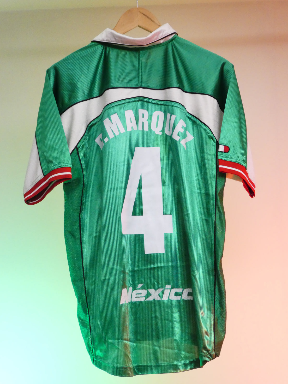 Mexico 2000/2001 Home Shirt (#4 Marquez) (M)