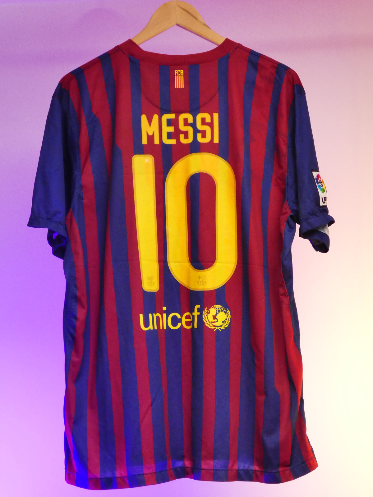 Barcelona 2011/2012 Home ashirt (#10 Messi)