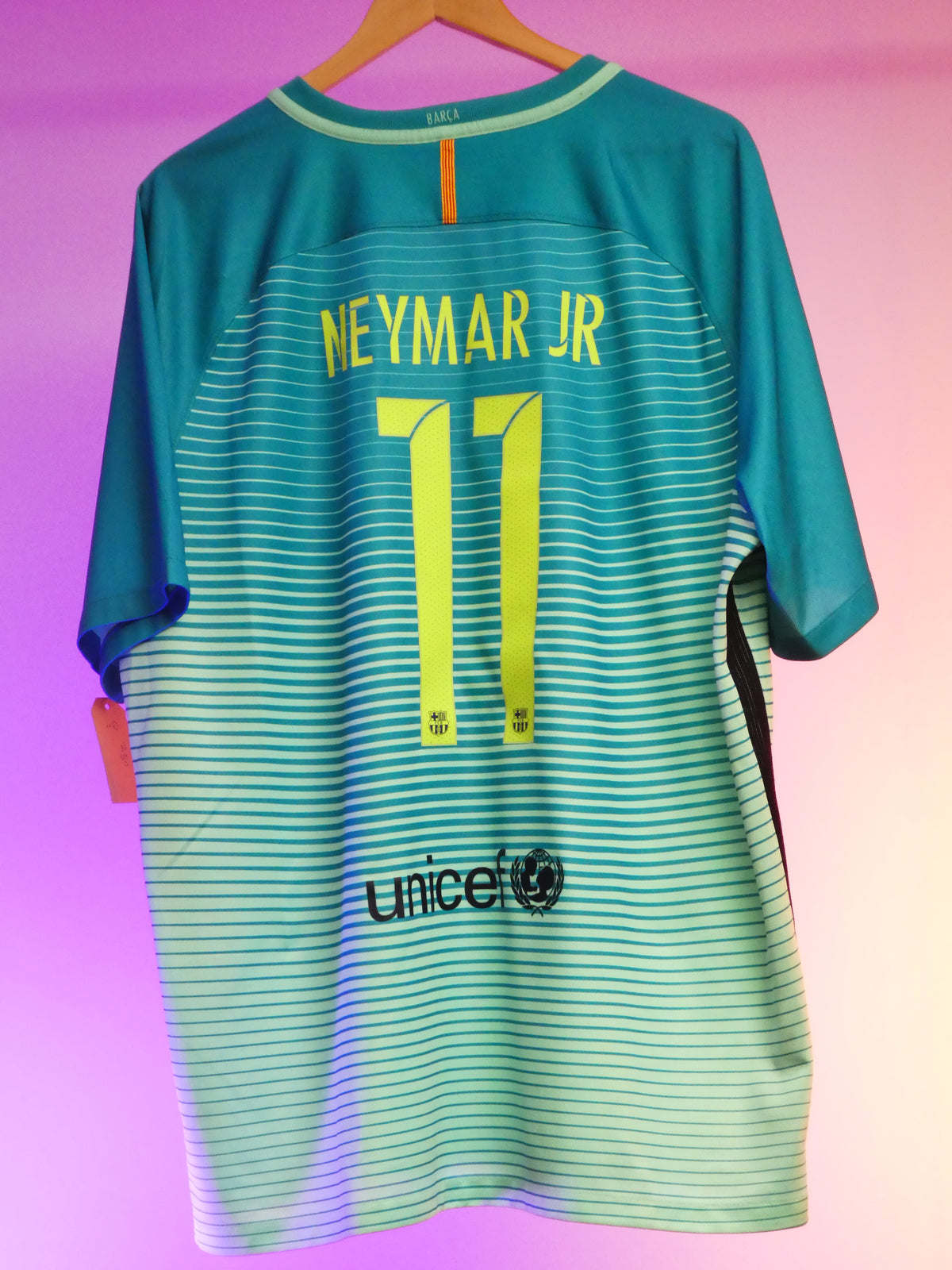 Barcelona 2016/2017 Third Shirt (#11 Neymar) (XXL)