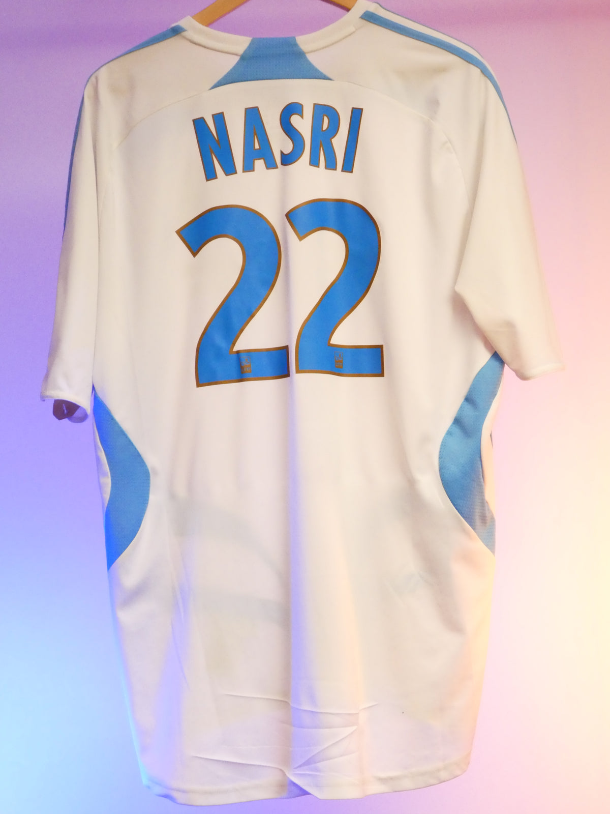 Marseille 2007/2008 Home Shirt (#22 Nasri) (XL)