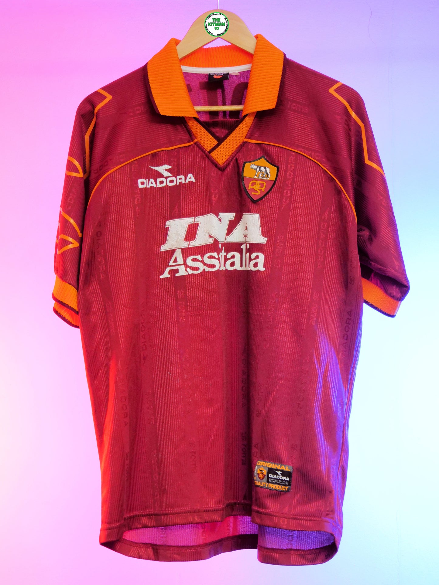 AS Roma 1999/2000 Home Shirt (#10 Totti) (L)