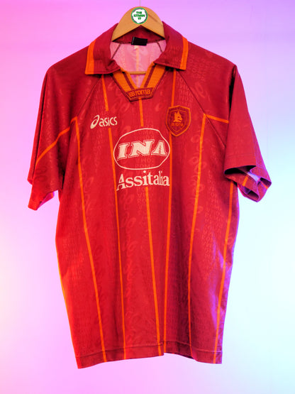 AS Roma 1995/1996 Home Shirt 1995/1996 (M/L)