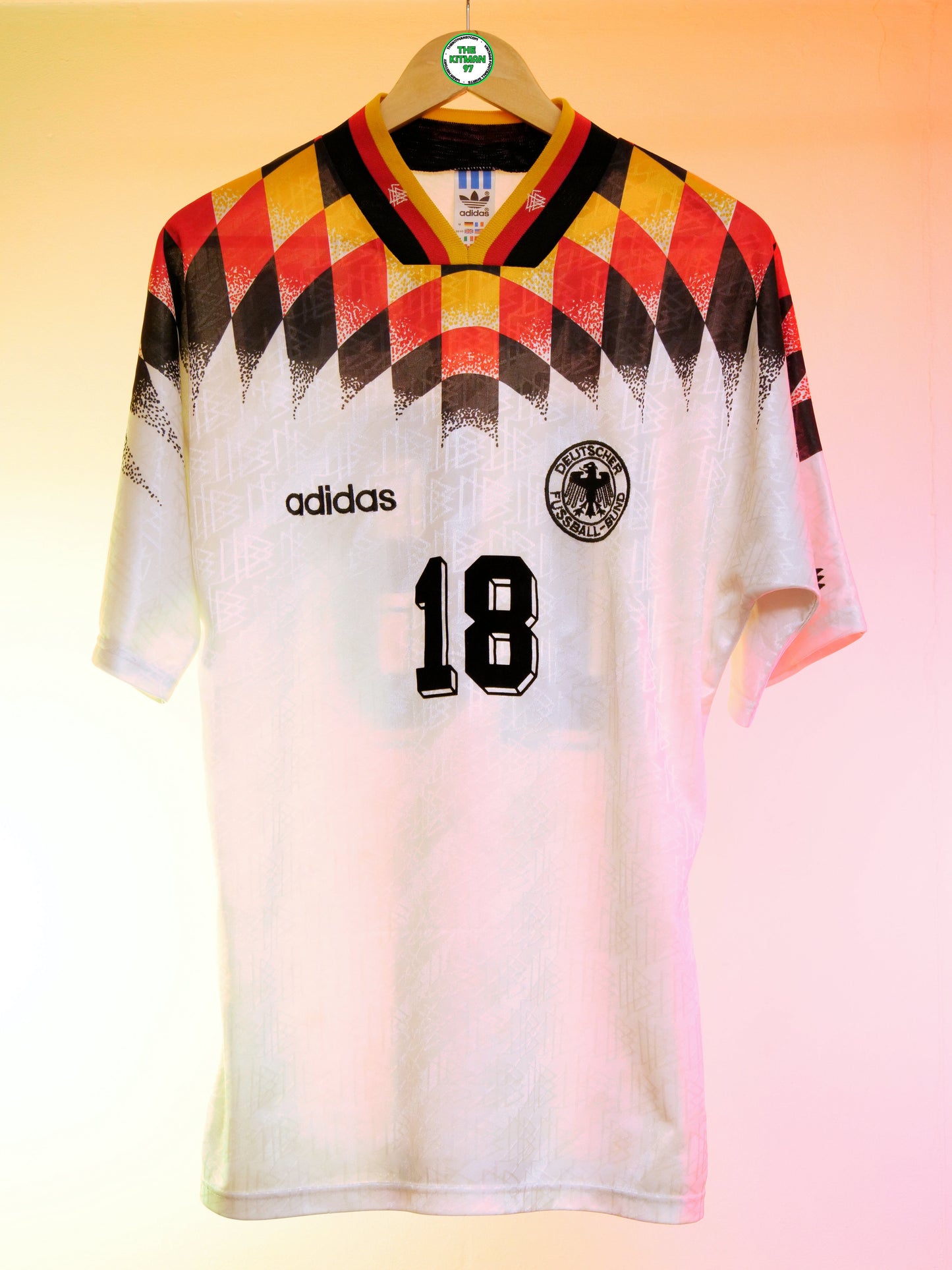 Germany 1994 Home Shirt (#18 Klinsmann) (M)