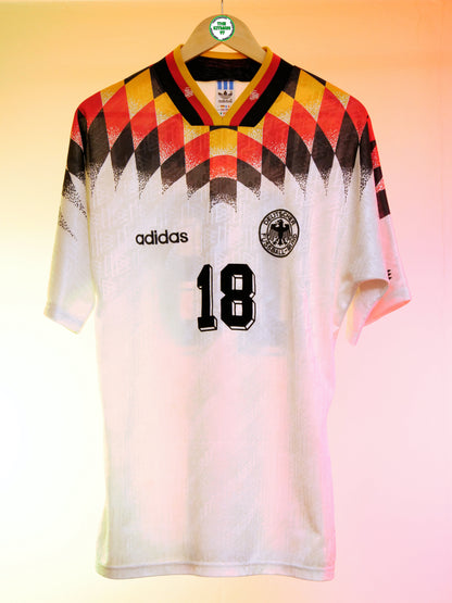 Germany 1994 Home Shirt (#18 Klinsmann) (M)