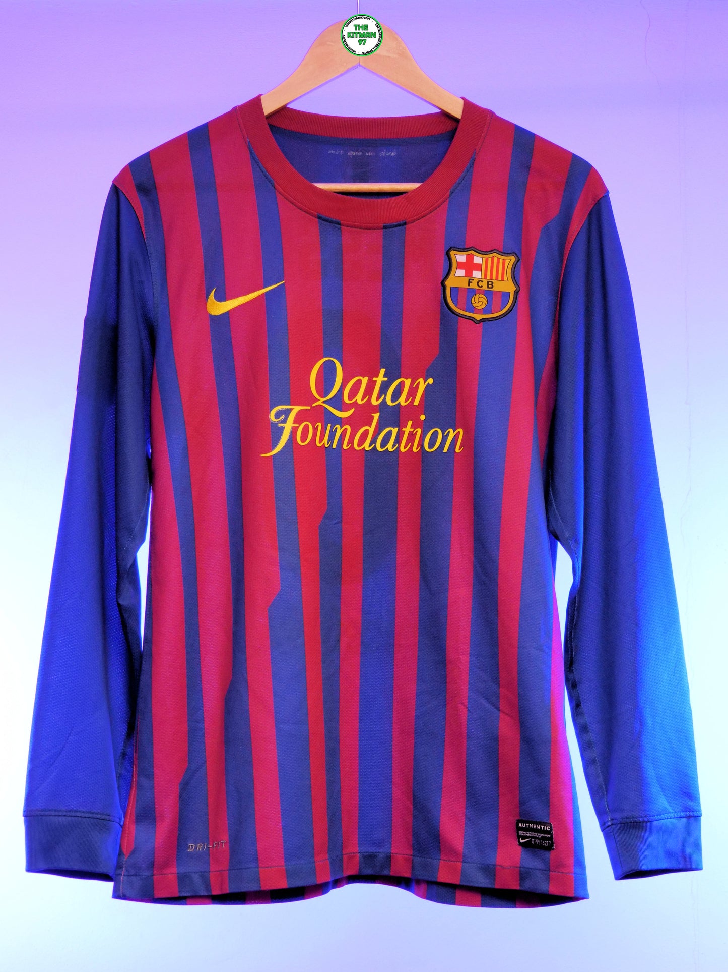 FC Barcelona 2010/2011 Home Shirt Longsleeve (#10 Messi) (M)