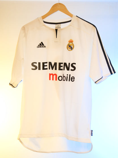 Real Madrid 2003/2004 Home Shirt (#9 Ronaldo) (M/L)