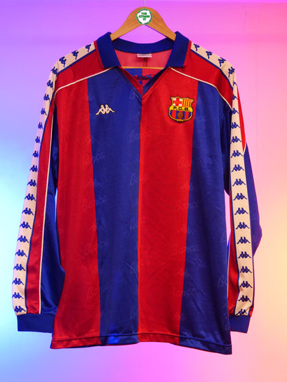 Barcelona 1992/1995 Home Shirt Longsleeve (Jaspo) (L/XL)