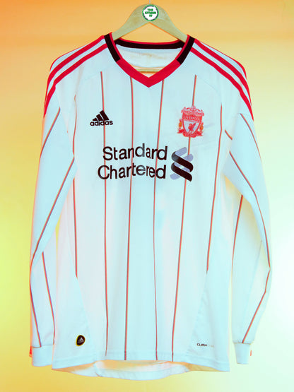 Liverpool 20101/2011 Away Shirt Longsleeve (#9 Torres) (M)