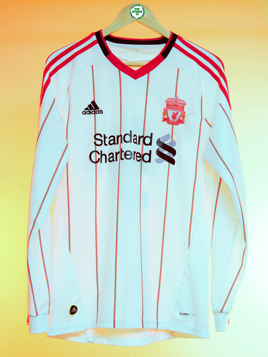 Liverpool 20101/2011 Away Shirt Longsleeve (#9 Torres) (M)