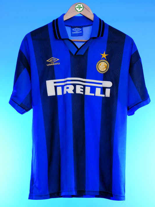 Inter Milan 1995/1996 Home Shirt (M)