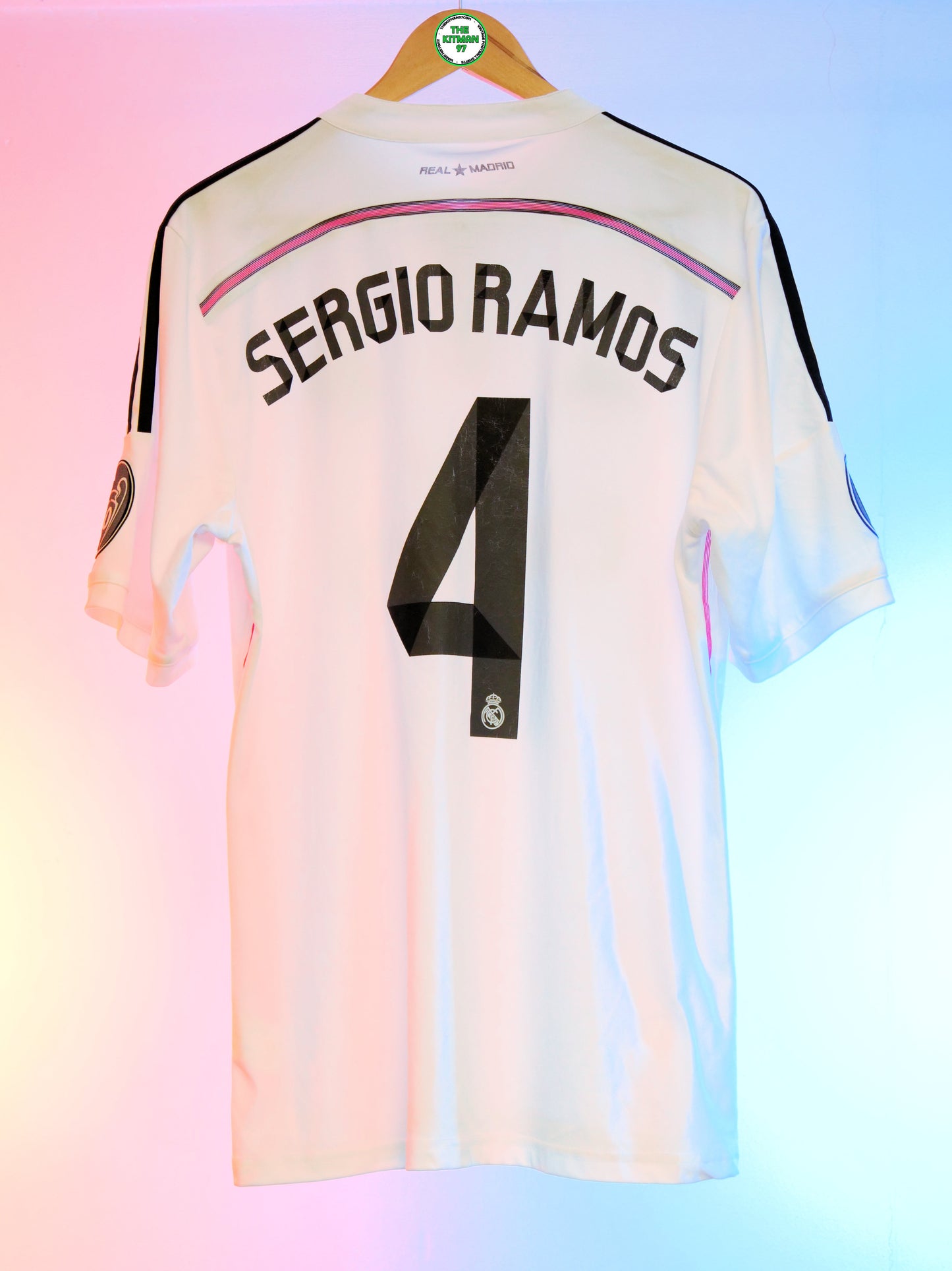 Real Madrid 2014/2015 Home Shirt (#4 Ramos) (L)