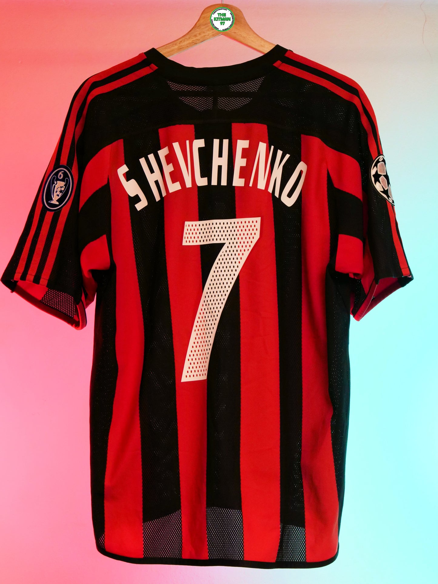 AC Milan 2003/2004 Home Shirt (#7 Shevchenko) (M)