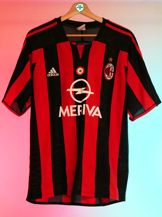 AC Milan 2003/2004 Home Shirt (#7 Shevchenko) (M)