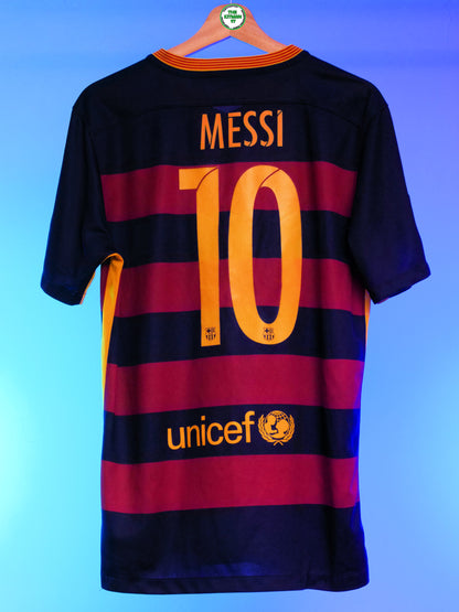 Barcelona 2015/2016 Home Shirt (#10 Messi) (M)