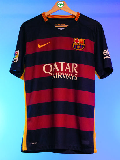 Barcelona 2015/2016 Home Shirt (#10 Messi) (M)