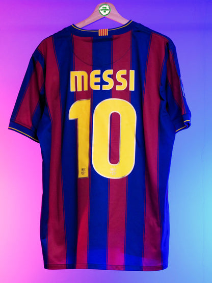 Barcelona 2009/2010 Home Shirt (#10 Messi) (L)