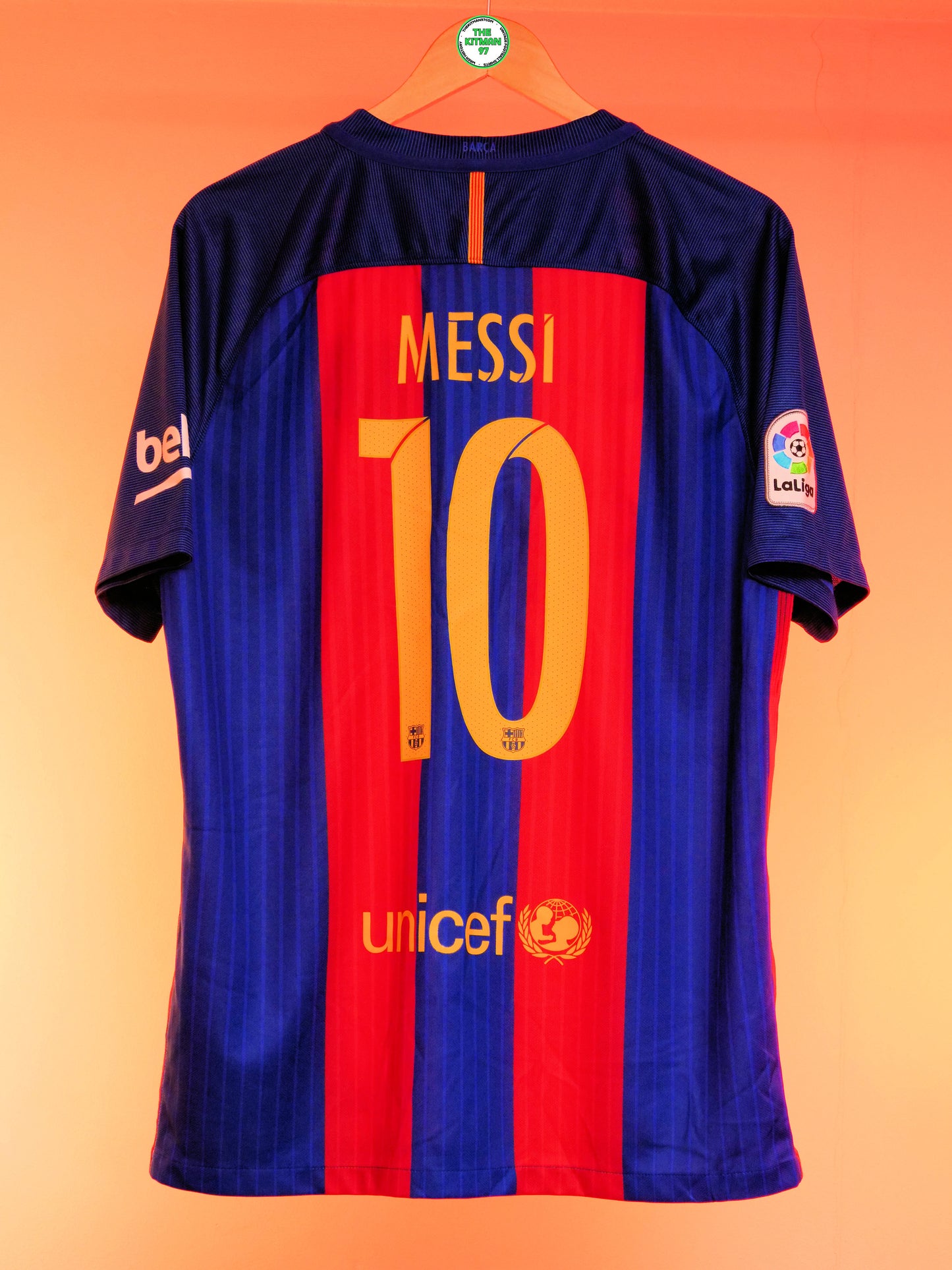 Barcelona 2015/2016 Home Shirt (#10 Messi) (L)