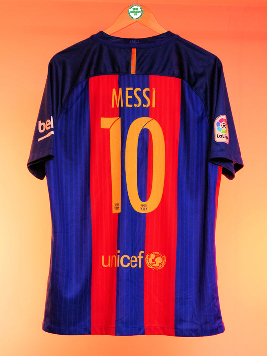 Barcelona 2015/2016 Home Shirt (#10 Messi) (L)