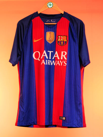 Barcelona 2015/2016 Home Shirt (#10 Messi) (L)