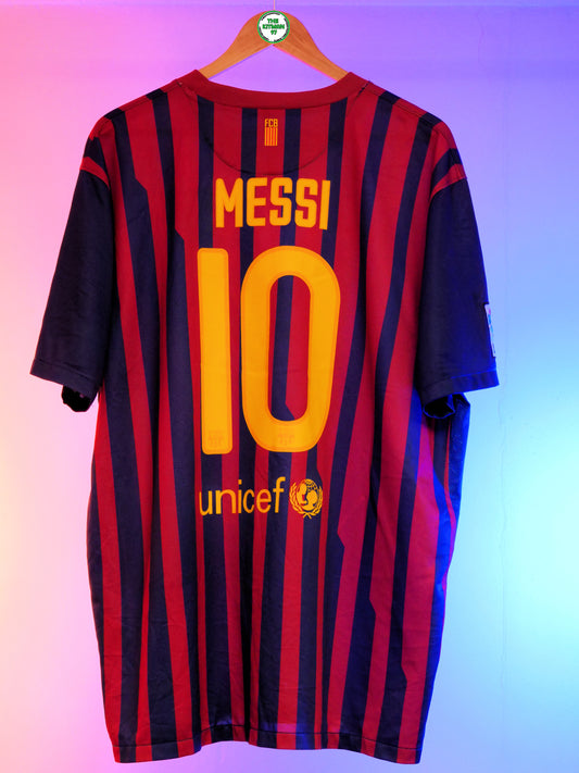 Barcelona 2011/2012 Home Shirt (#10 Messi) (XXL)