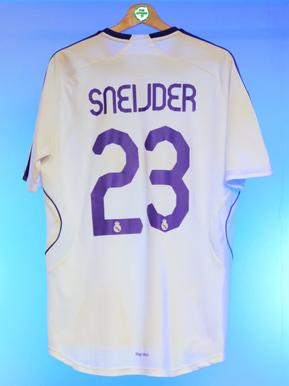 Real Madrid 2007/2008 Home Shirt (#23 Sneijder) (M)