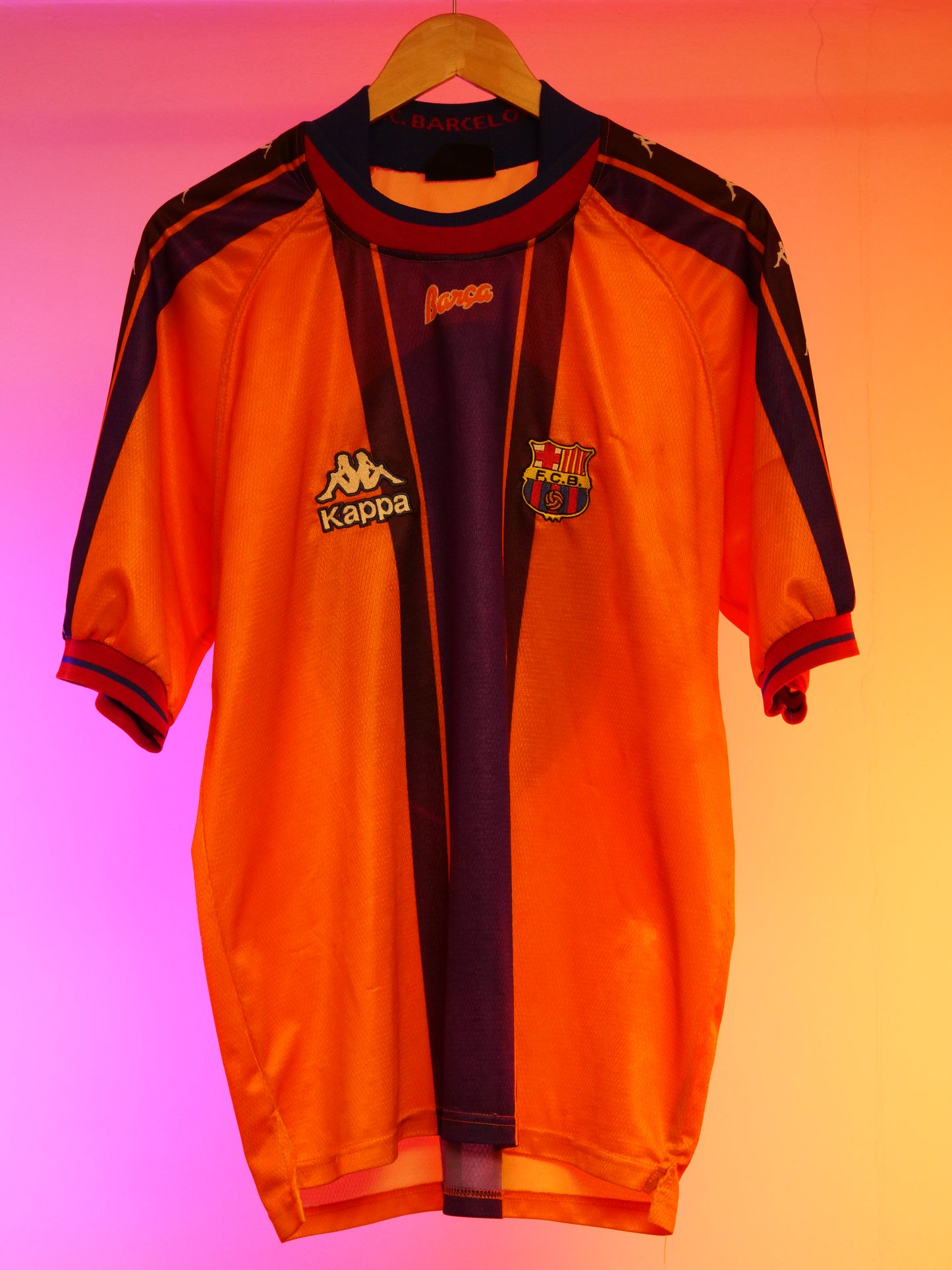 Barcelona 1997/1998 Away  Shirt (#10) (L)