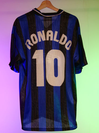 Inter Milan 1997/1998 Home Shirt (#10 Ronaldo) (L/XL)