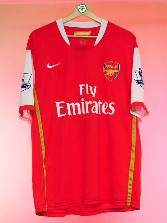 Arsenal 2008/2010 Home Shirt (#4 Fabregas) (XL)