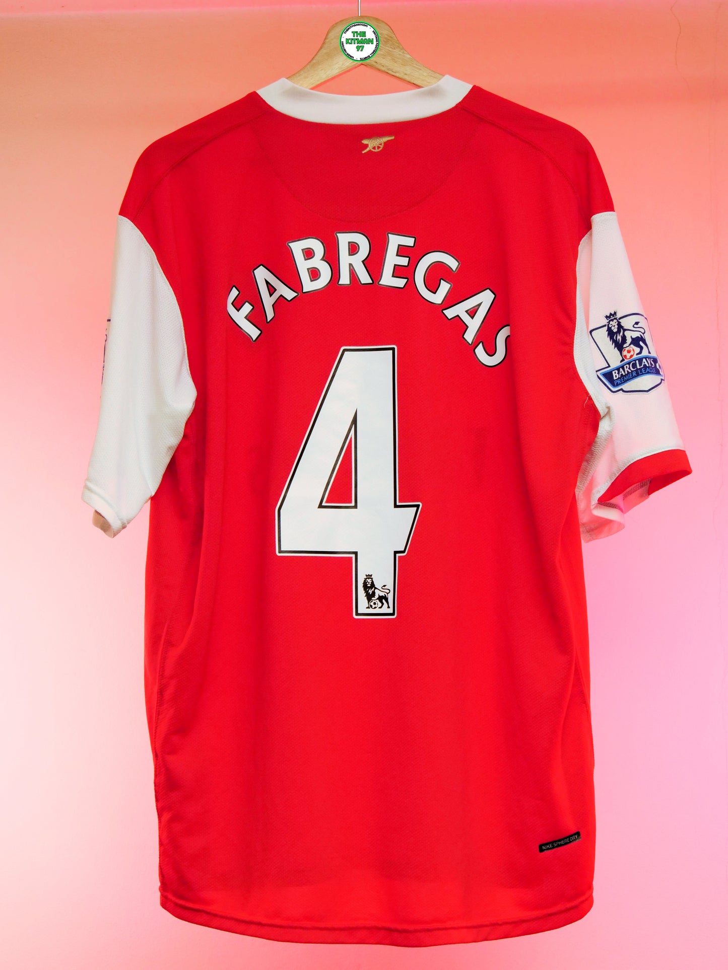 Arsenal 2008/2010 Home Shirt (#4 Fabregas) (XL)