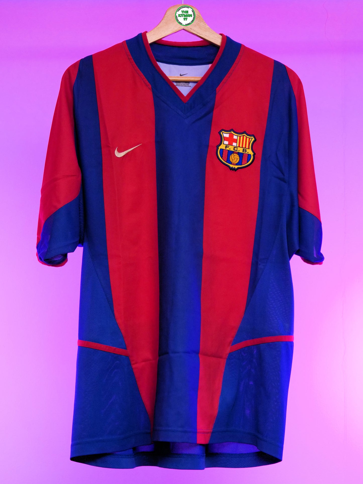 Barcelona 2002/2003 Home Shirt (#5 Puyol) (M)