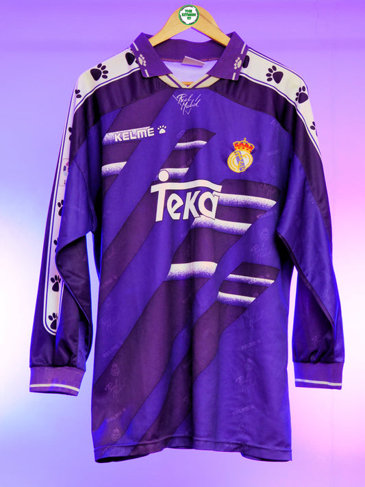 Real Madrid 1994/1996 Away Shirt Longsleeve (L/XL)