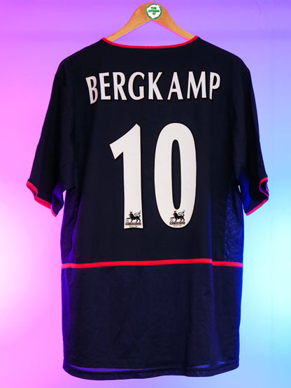 Arsenal 2002/2003 Away Shirt (#10 Bergkamp) (L/XL)