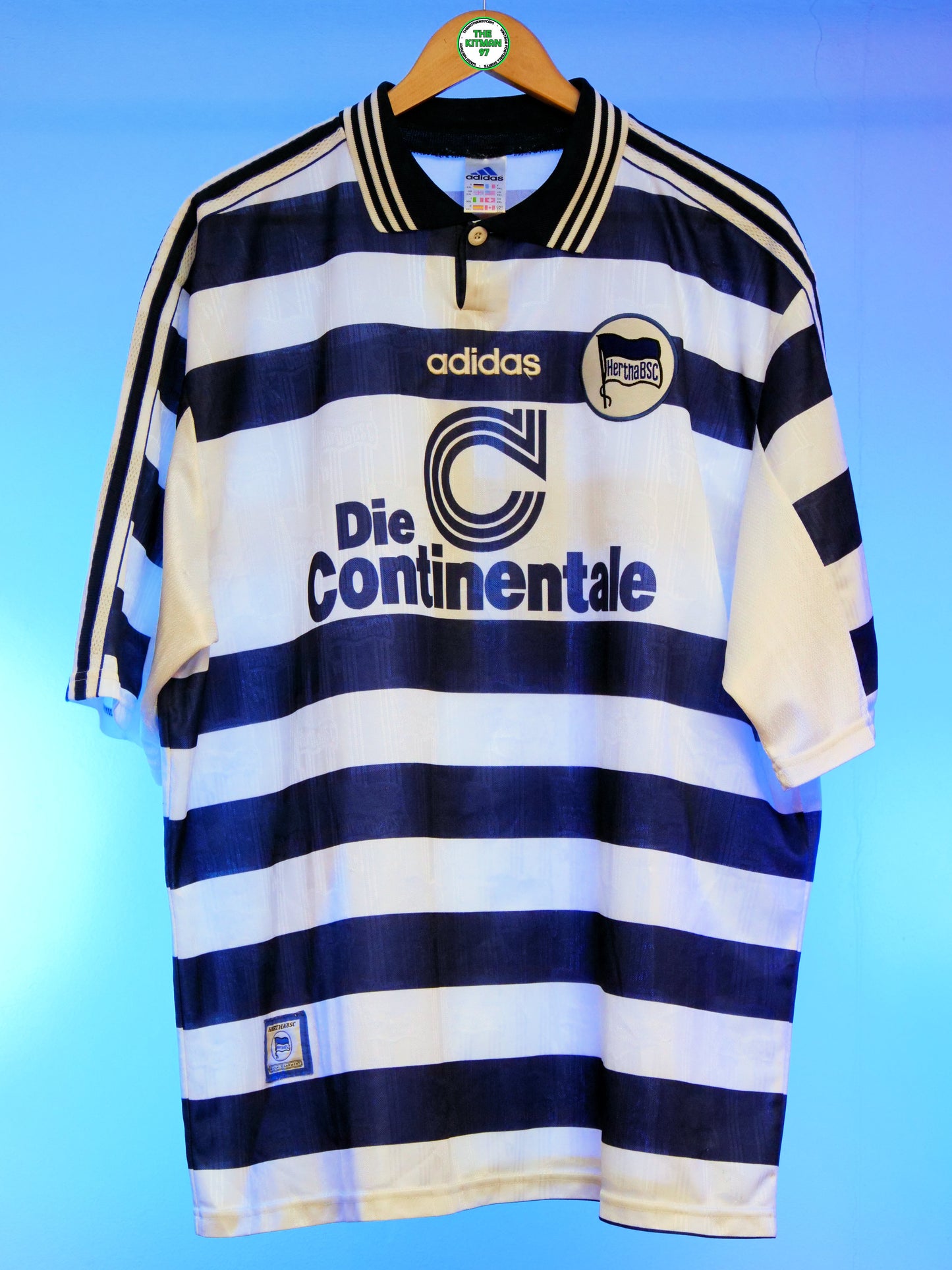 Hertha Berlin 1998/1999 Home Shirt (XXL) (#11)