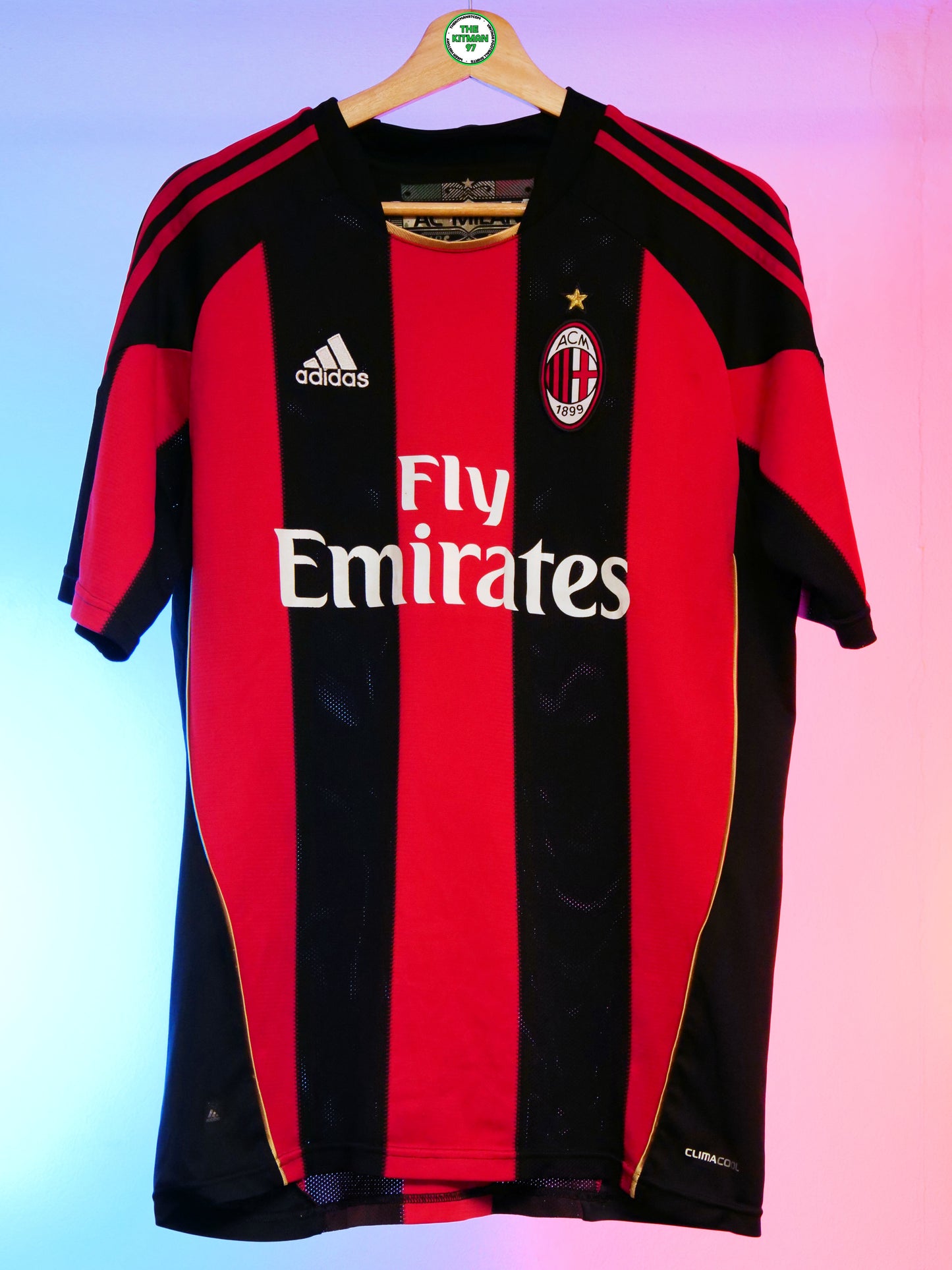 AC Milan 2010/2011 Home Shirt (#80 Ronaldinho) (M)