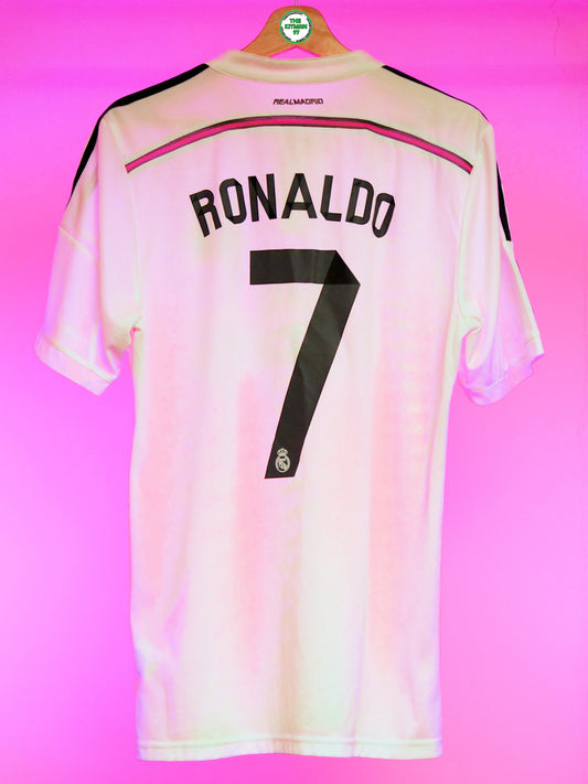 Real Madrid 2014/2015 Home Shirt (#7 Ronaldo) Player Version (L)
