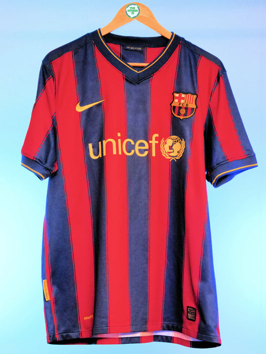 Barcelona 2009/2010 Home Shirt (#10 Messi) (L)