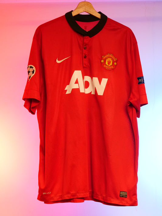 Manchester United 2013/2014 Home Shirt (#15 Vidic) (XXXL)
