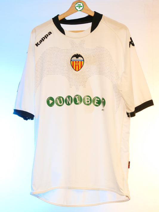 Valencia 2009/2010 Home Shirt (#7 David Villa) (XL)
