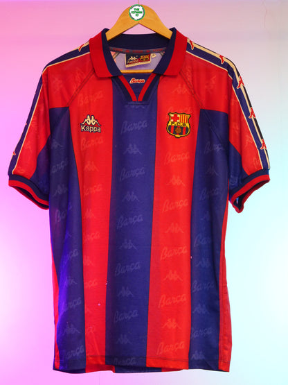 Barcelona 1995/1997 Home Shirt (M) (Holes)