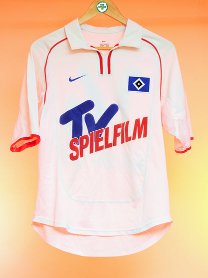 Hamburger SV 2001/2002 Home Shirt (#14 Barbarez) (S)