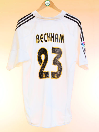 Real Madrid 2003/2004 Home Shirt (#23 Beckham) (L)