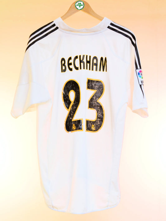 Real Madrid 2003/2004 Home Shirt (#23 Beckham) (L)