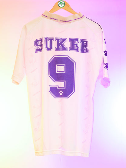 Real Madrid 1994/1996 Home Shirt (#9 Suker) (L/XL)