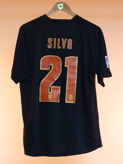 Valencia 2006/2007 Away Shirt (#21 Silva) (L)