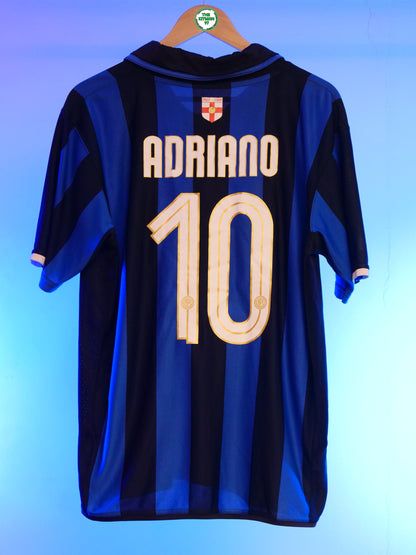Inter Milan 2007/2008 Home Shirt (#10 Adriano) (L)
