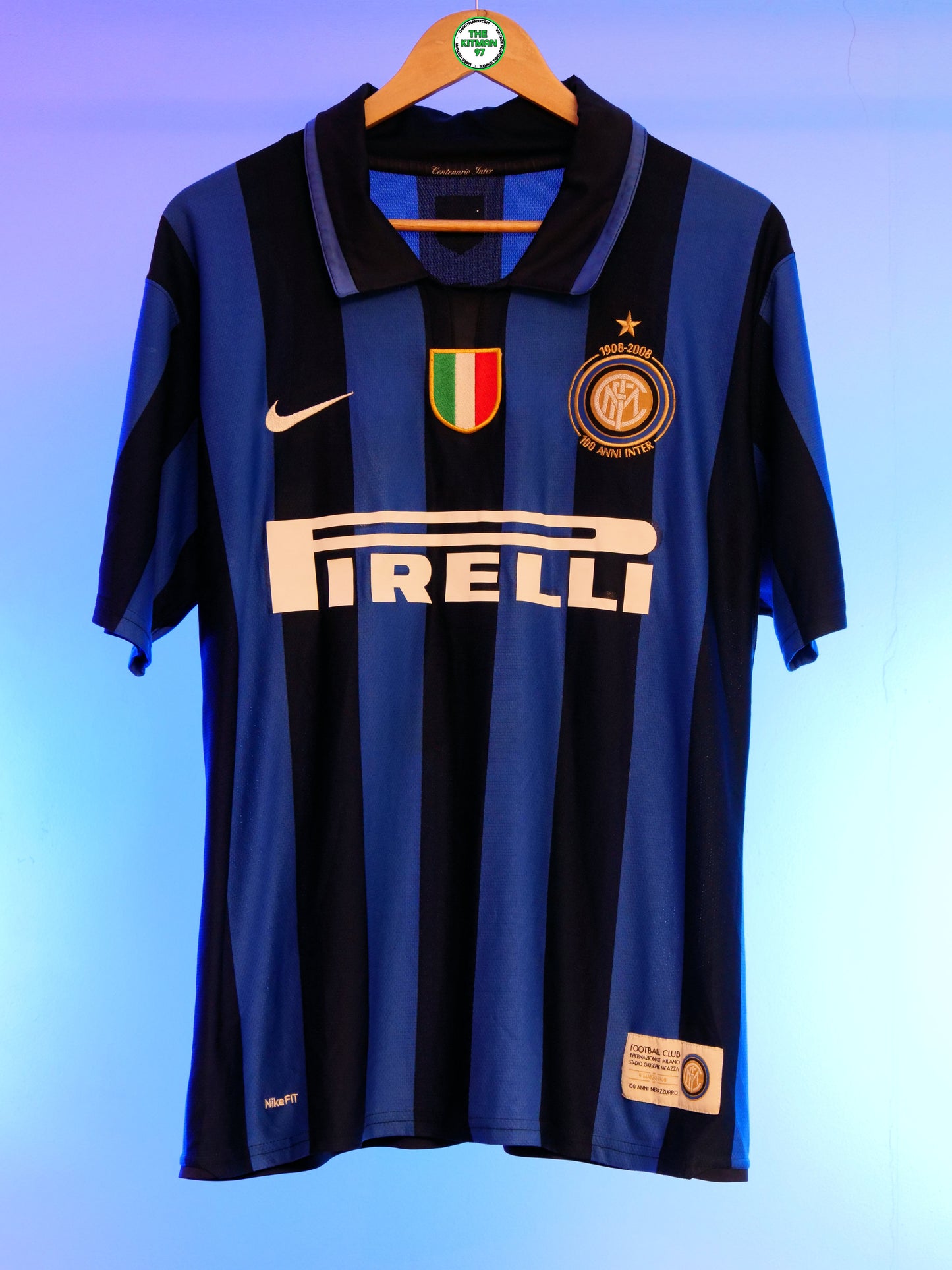 Inter Milan 2007/2008 Home Shirt (#10 Adriano) (L)