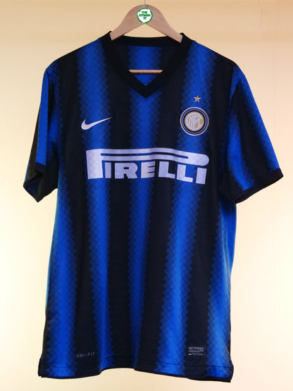 Inter Milan 2010/2011 Home Shirt (#4 Zanetti) (L)