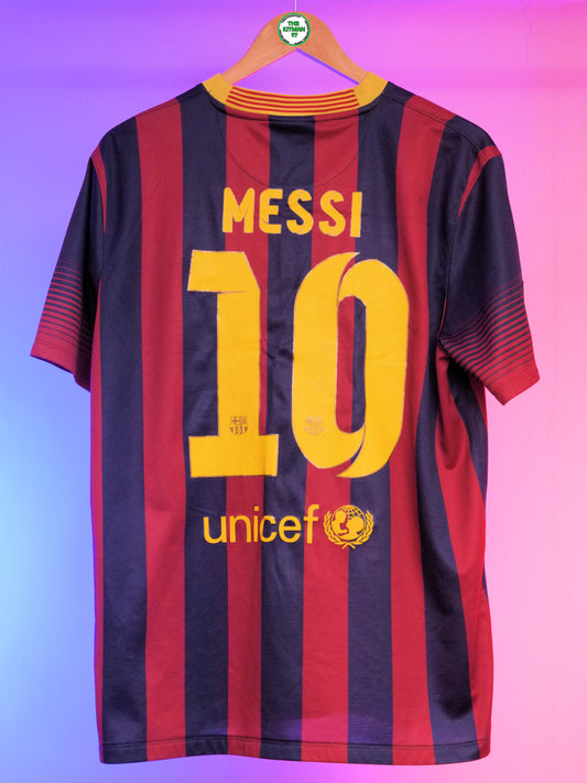 FC Barcelona 2013/2014 Home Shirt (#10 Messi) (L)
