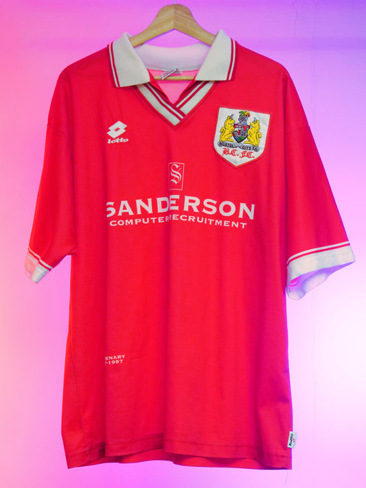 Bristol City 1996/1997 Home Shirt (L/XL)