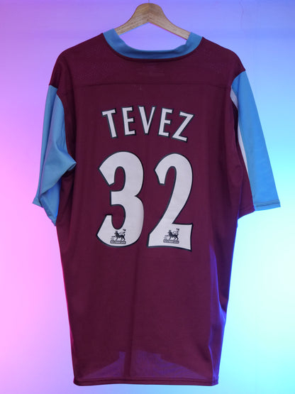 West Ham 2005/2007 Home Shirt (#32 Tevez) (XL)